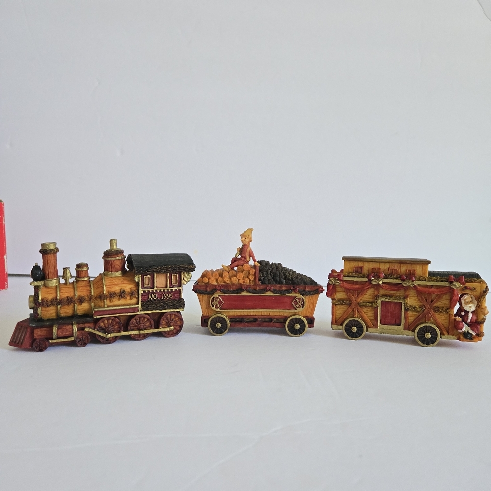 Vintage 1995 Holiday Express Christmas Figurine Decor by World Bazaars